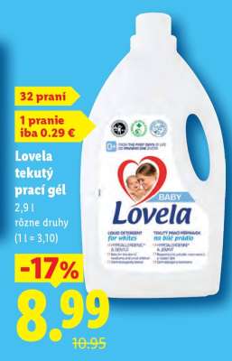 Lovela tekutý prací gél