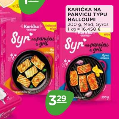 Karička na panvicu typu Halloumi