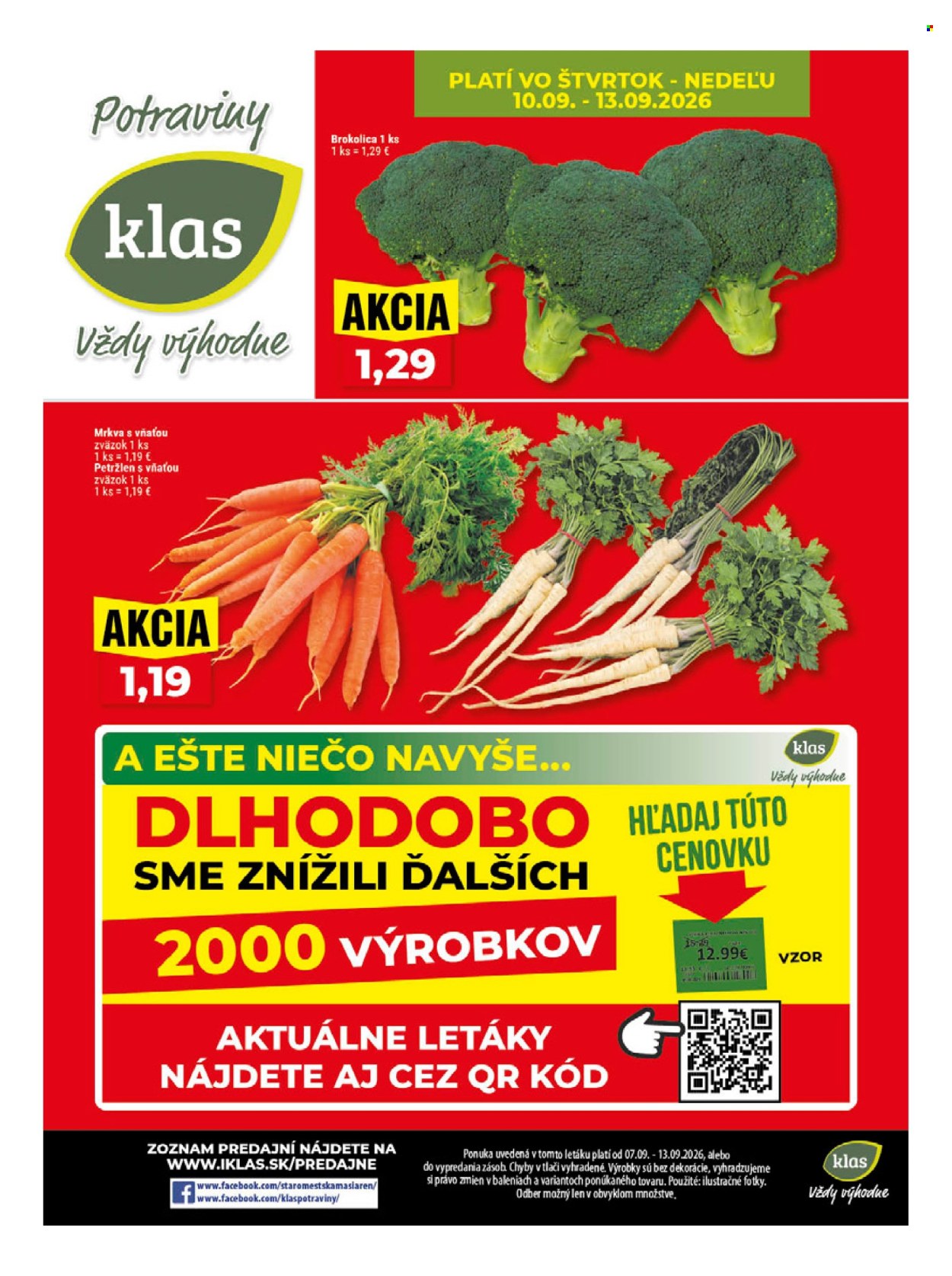 Leták Klas - 7.9.2026 - 13.9.2026. Strana 29