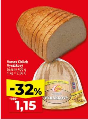 Vamex Chlieb Vyrážkový