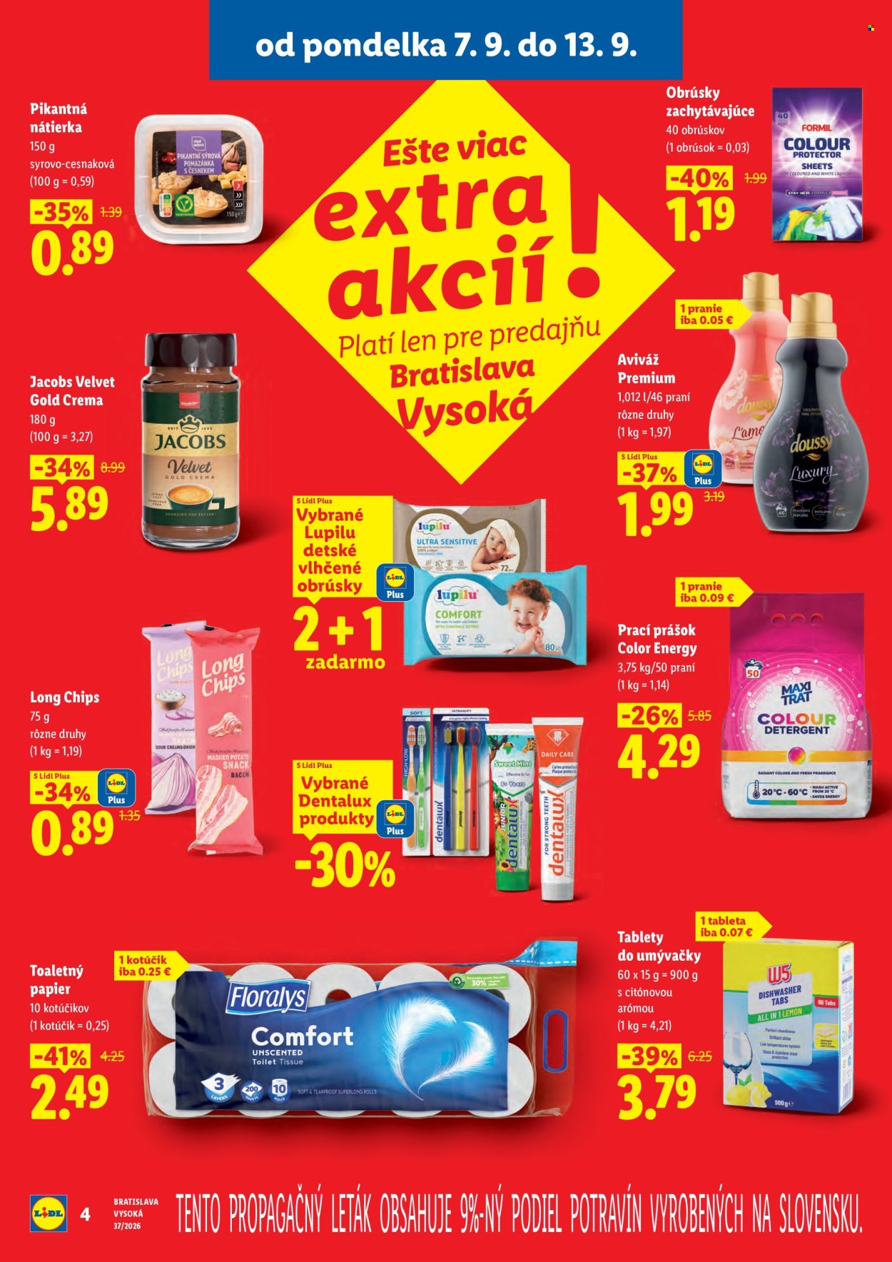 Leták Lidl - 7.9.2026 - 13.9.2026. Strana 4