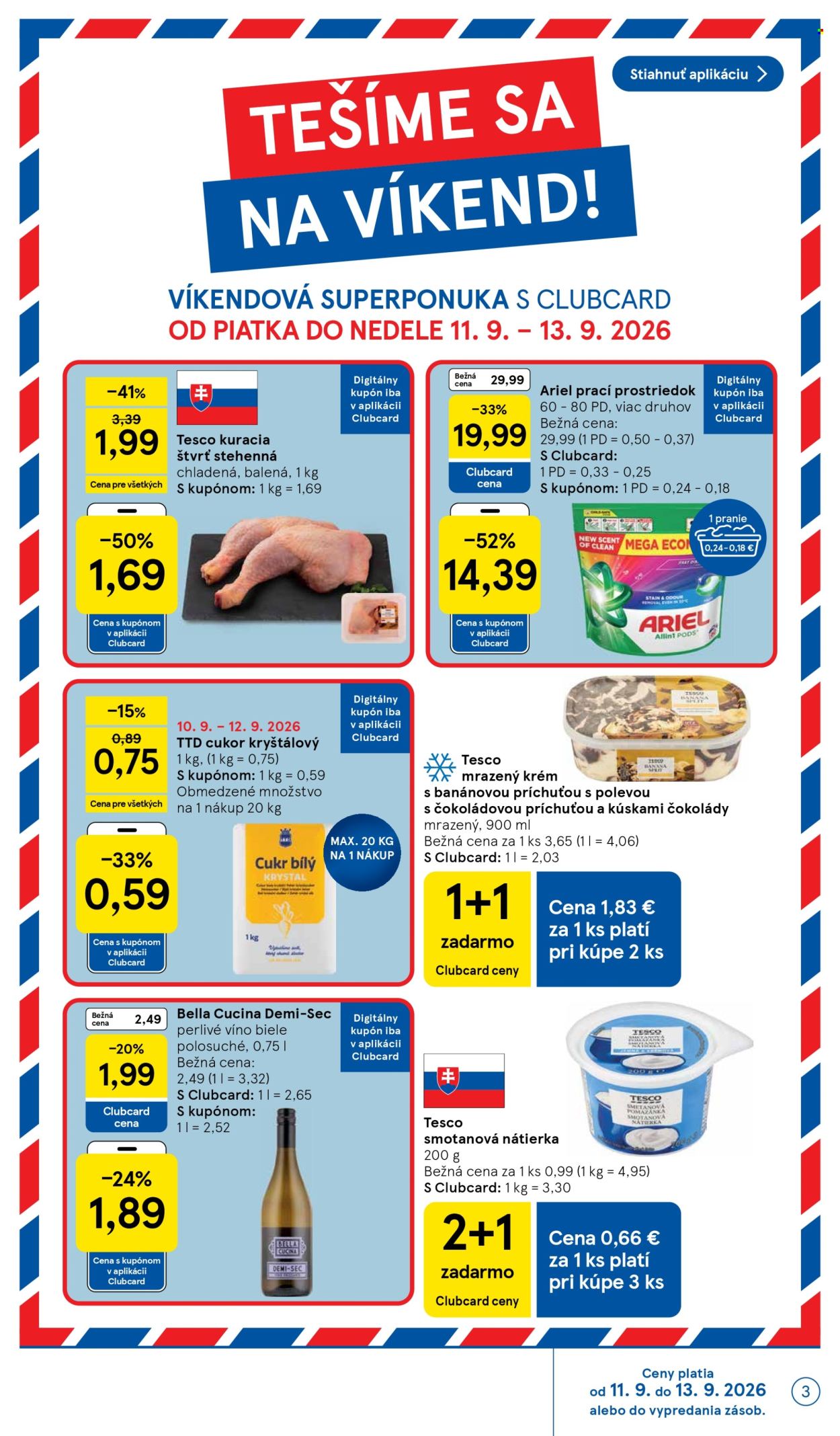 Leták TESCO - 9.9.2026 - 15.9.2026. Strana 3