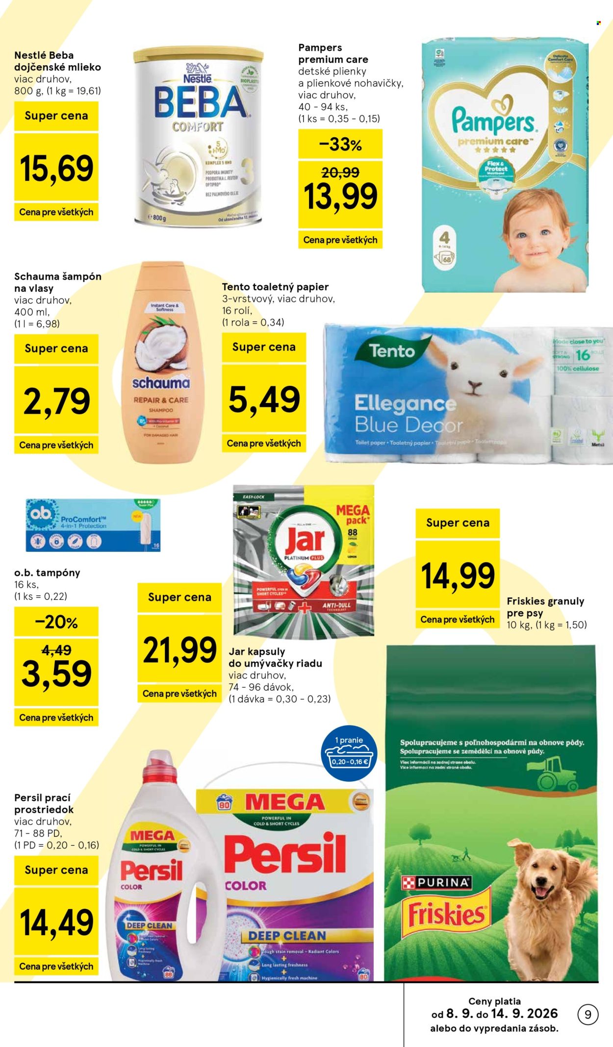 Leták TESCO - 9.9.2026 - 15.9.2026. Strana 9