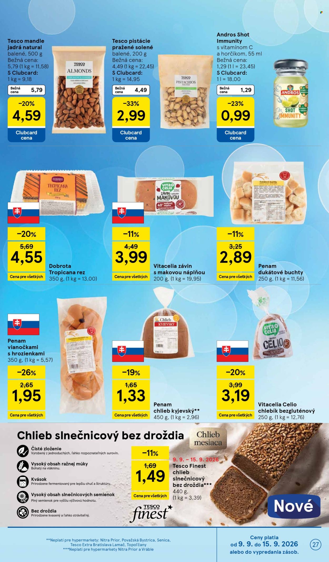 Leták TESCO - 9.9.2026 - 15.9.2026. Strana 27