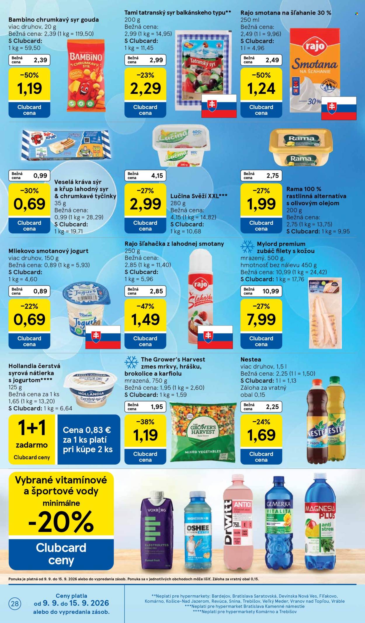 Leták TESCO - 9.9.2026 - 15.9.2026. Strana 28
