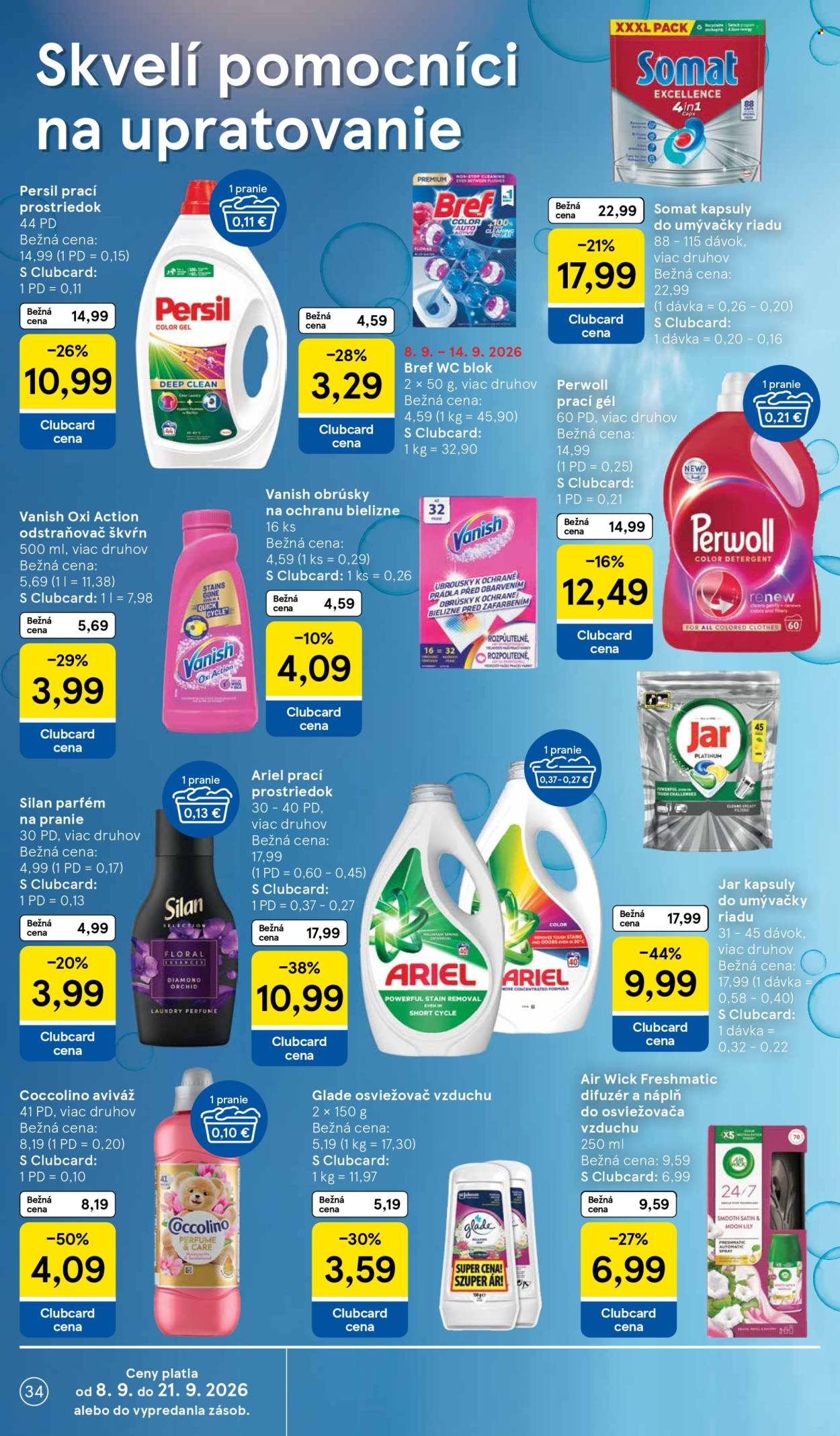 Leták TESCO - 9.9.2026 - 15.9.2026. Strana 34