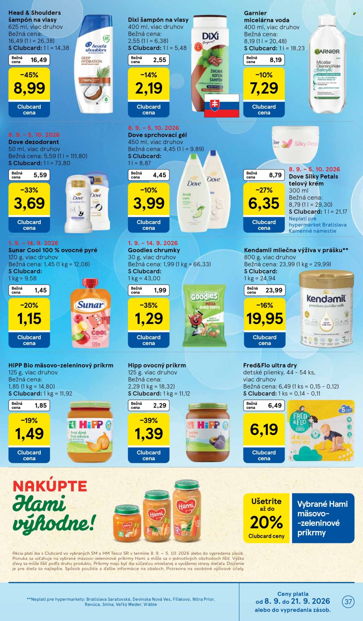 Leták TESCO - 9.9.2026 - 15.9.2026. Strana 37