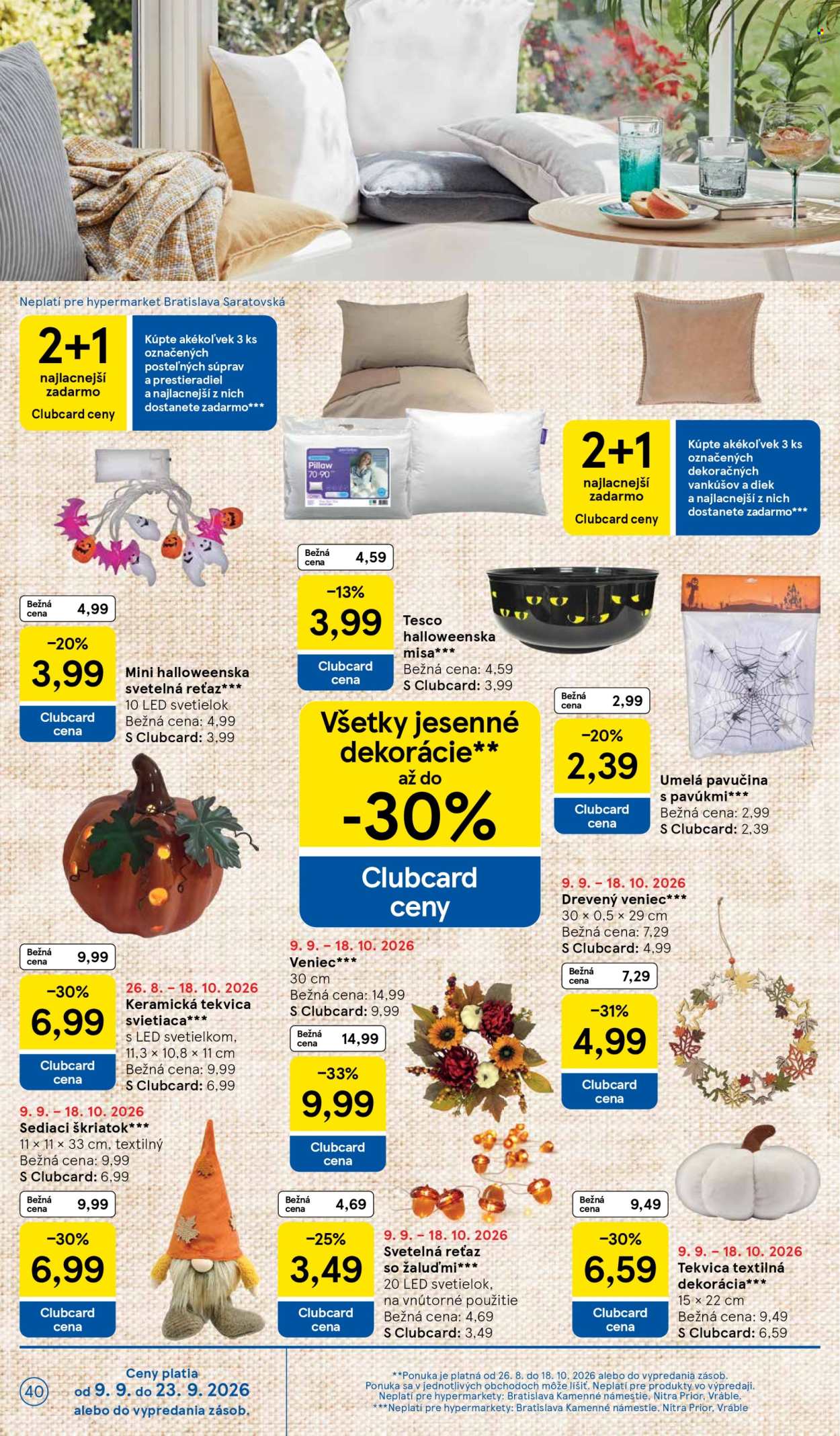 Leták TESCO - 9.9.2026 - 15.9.2026. Strana 40