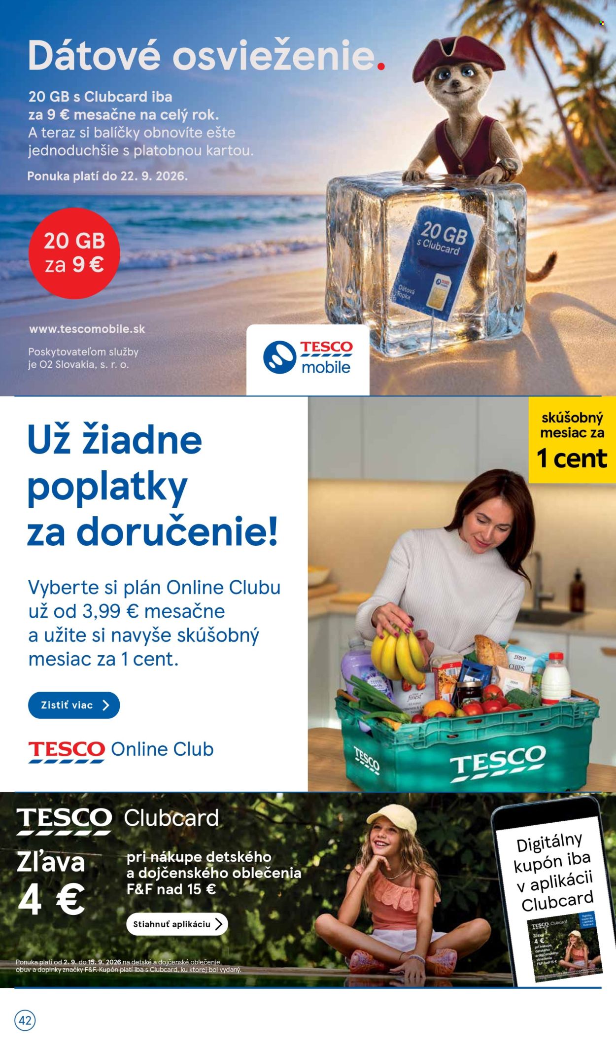 Leták TESCO - 9.9.2026 - 15.9.2026. Strana 42