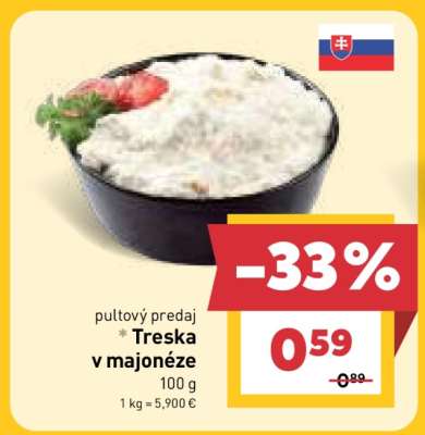 Treska v majonéze