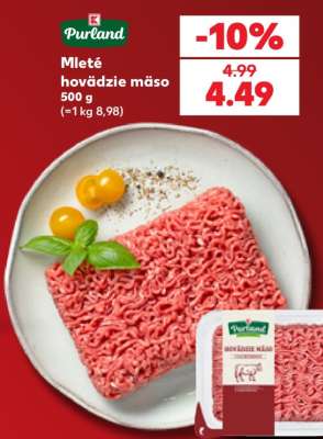 Mleté hovädzie mäso