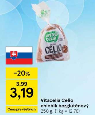 Vitacelia Celio chlebík bezgluténový