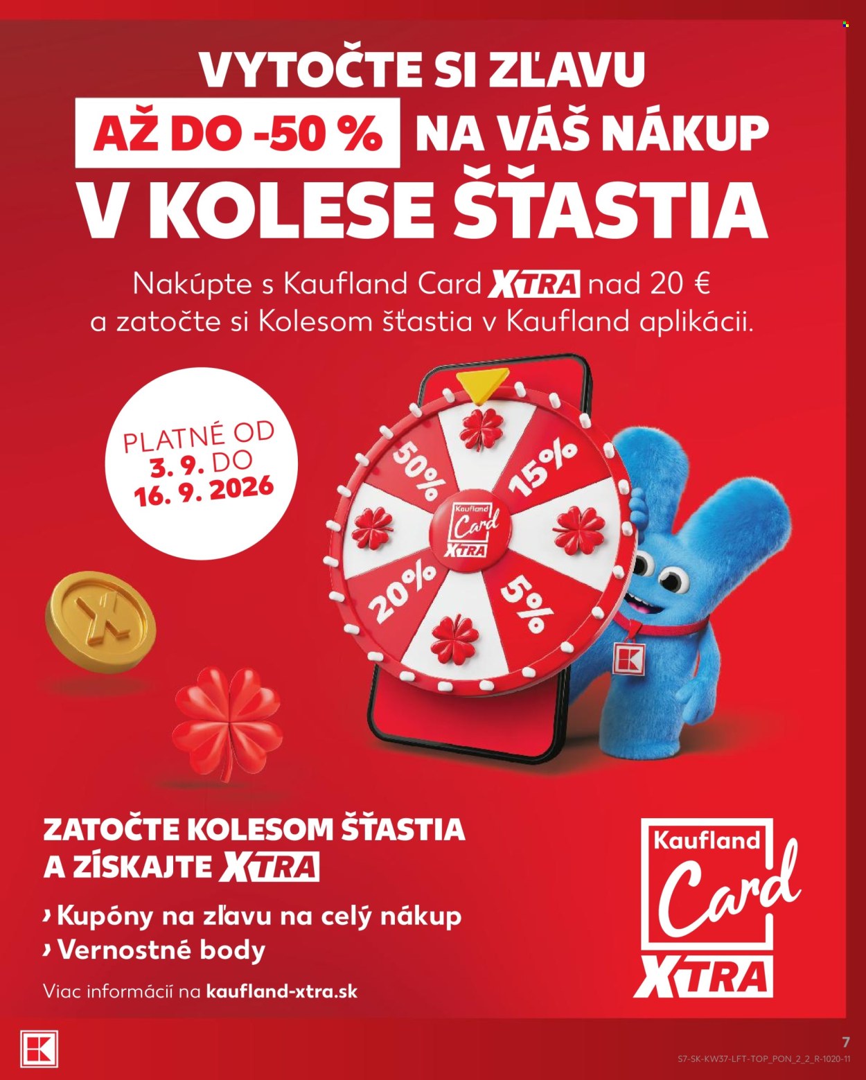 Leták Kaufland - 10.9.2026 - 16.9.2026. Strana 7