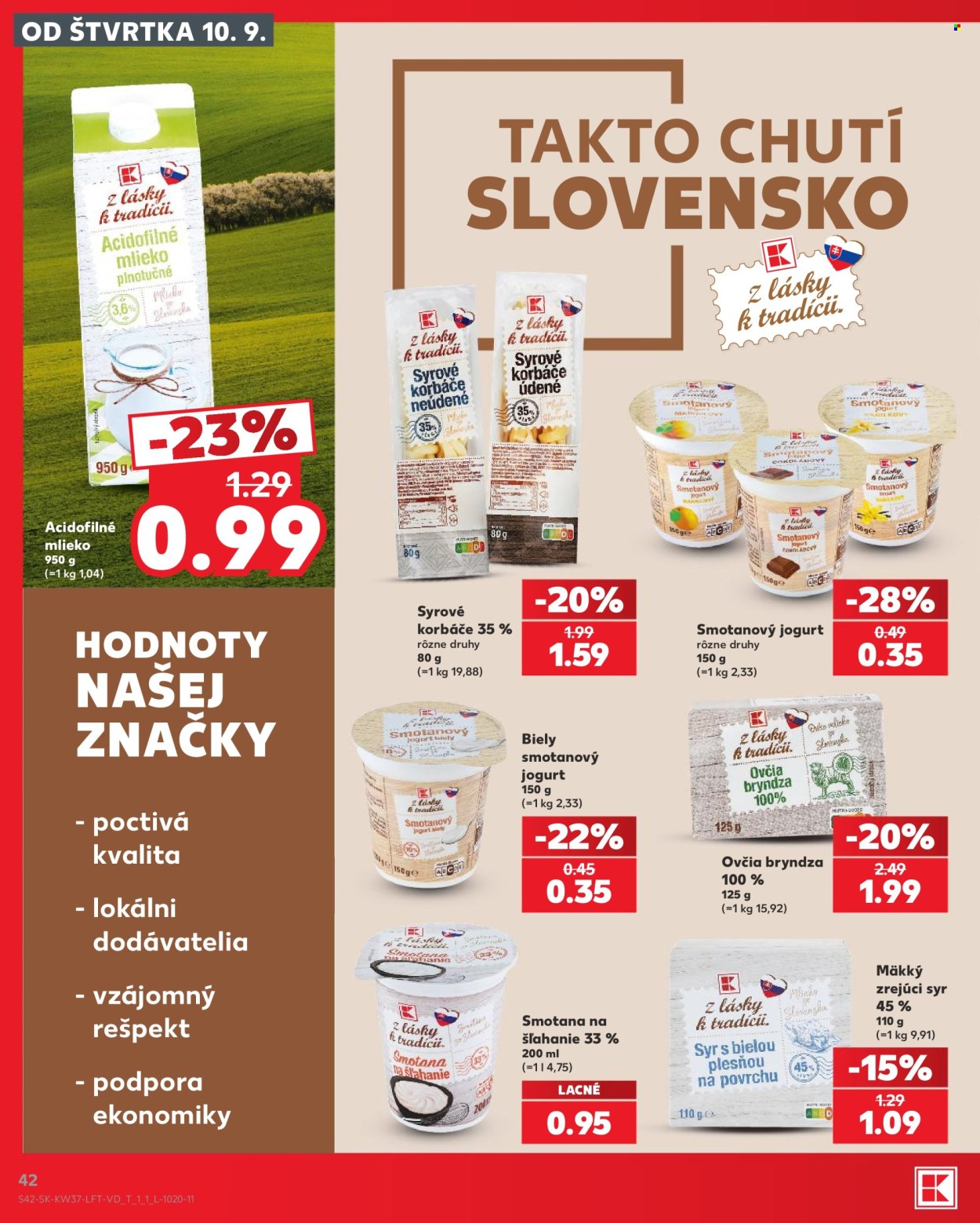 Leták Kaufland - 10.9.2026 - 16.9.2026. Strana 42