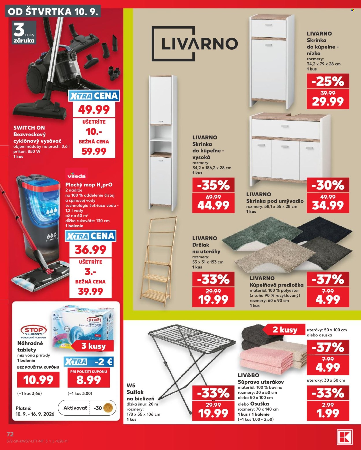 Leták Kaufland - 10.9.2026 - 16.9.2026. Strana 72