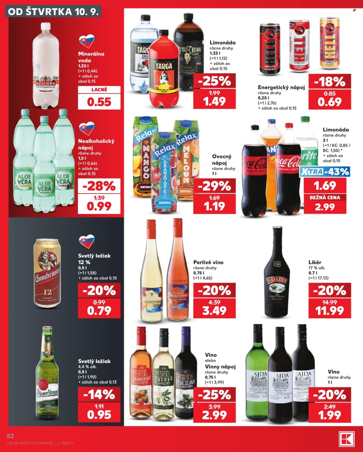 Leták Kaufland - 10.9.2026 - 16.9.2026. Strana 52