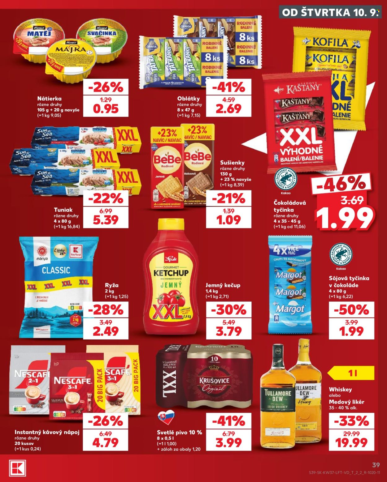 Leták Kaufland - 10.9.2026 - 16.9.2026. Strana 39