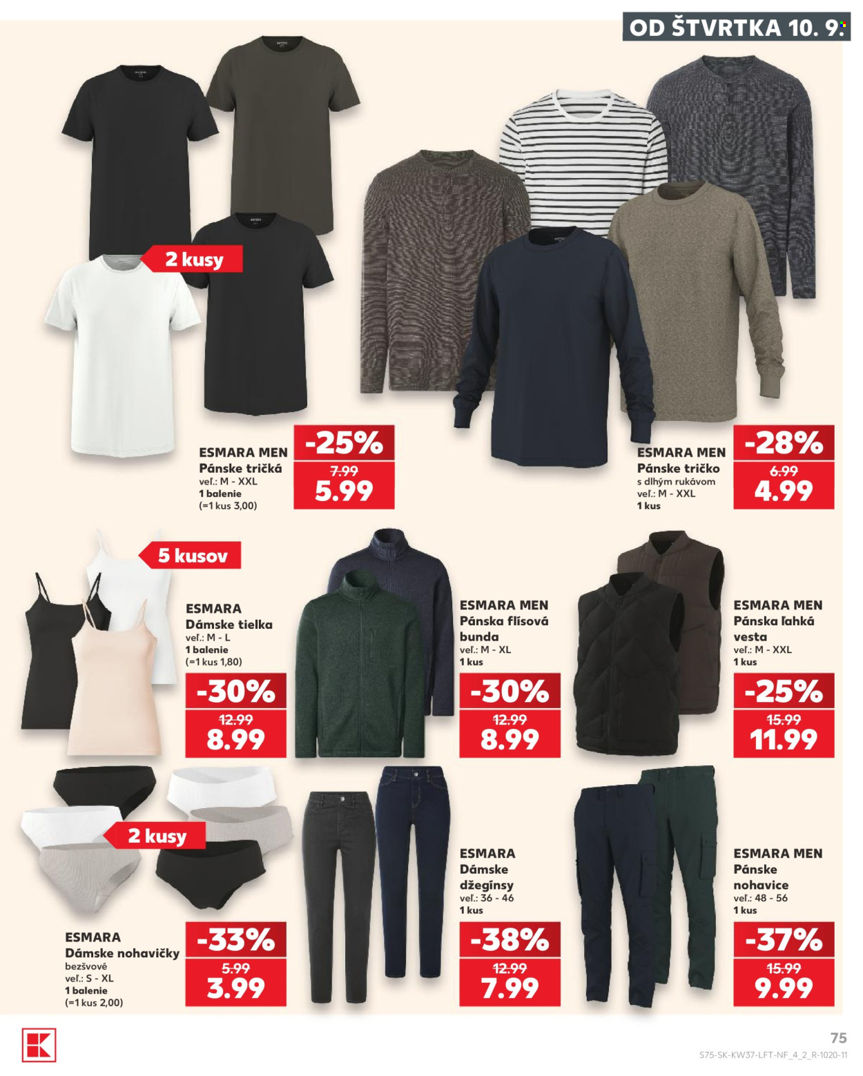 Leták Kaufland - 10.9.2026 - 16.9.2026. Strana 75