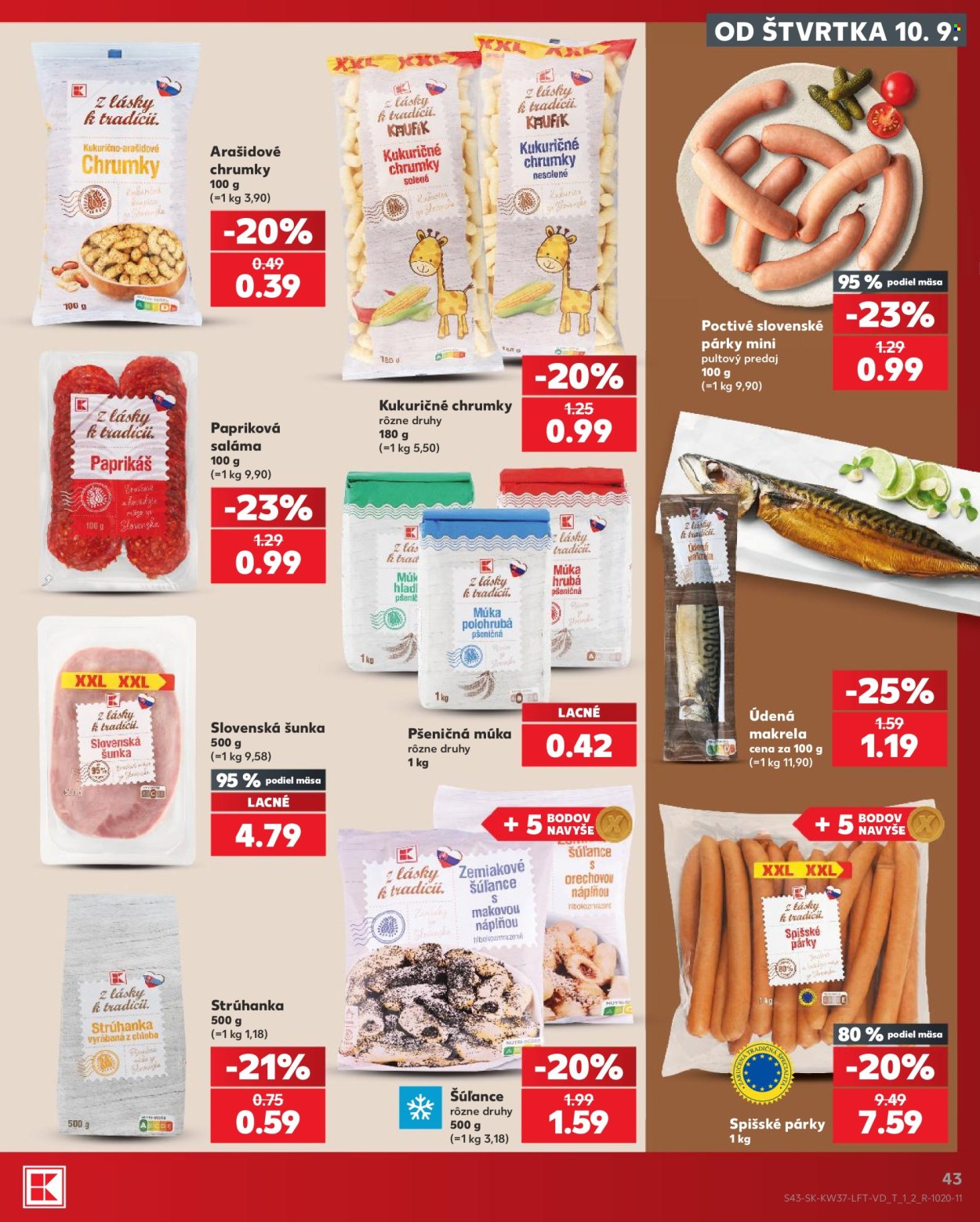 Leták Kaufland - 10.9.2026 - 16.9.2026. Strana 43