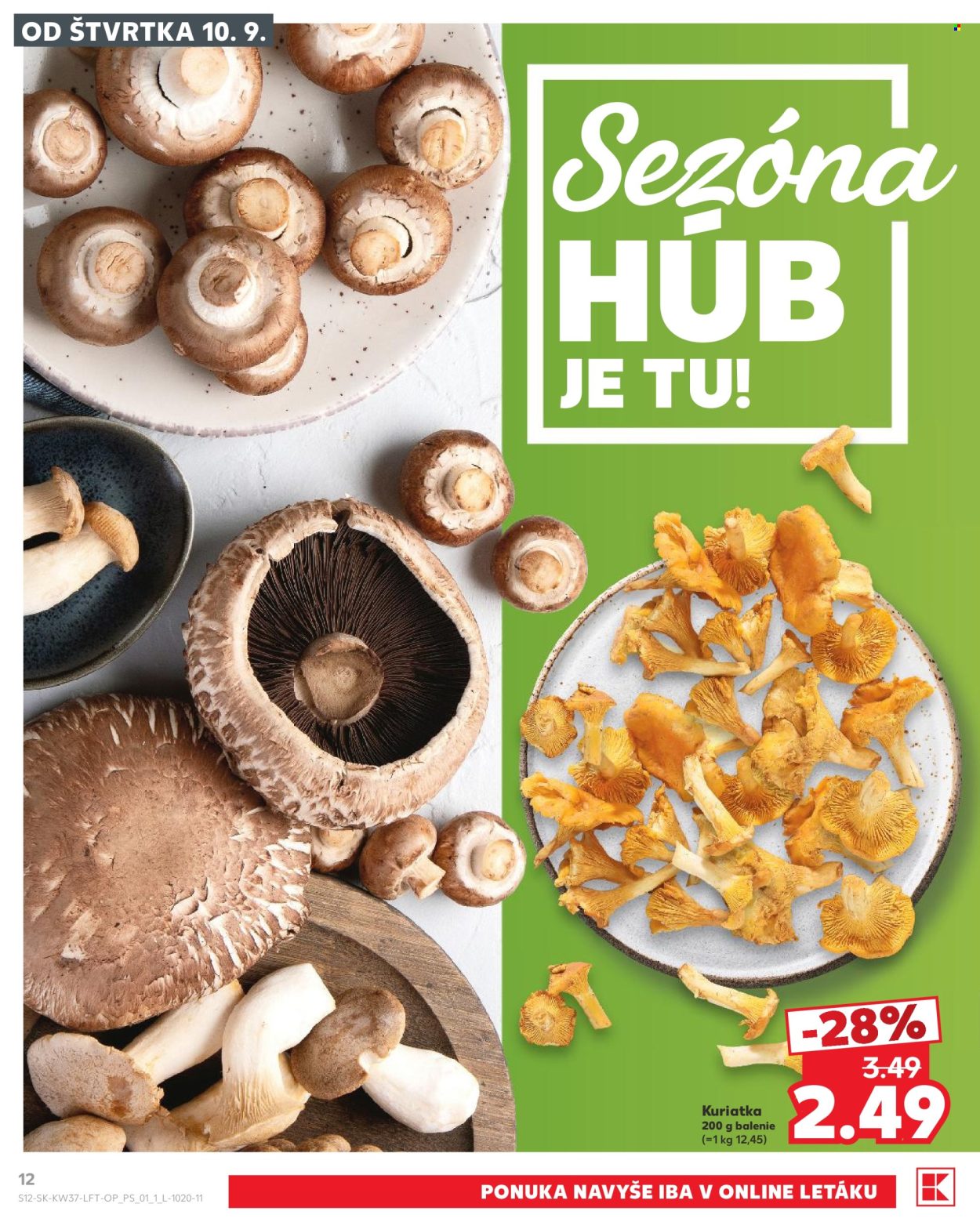 Leták Kaufland - 10.9.2026 - 16.9.2026. Strana 12