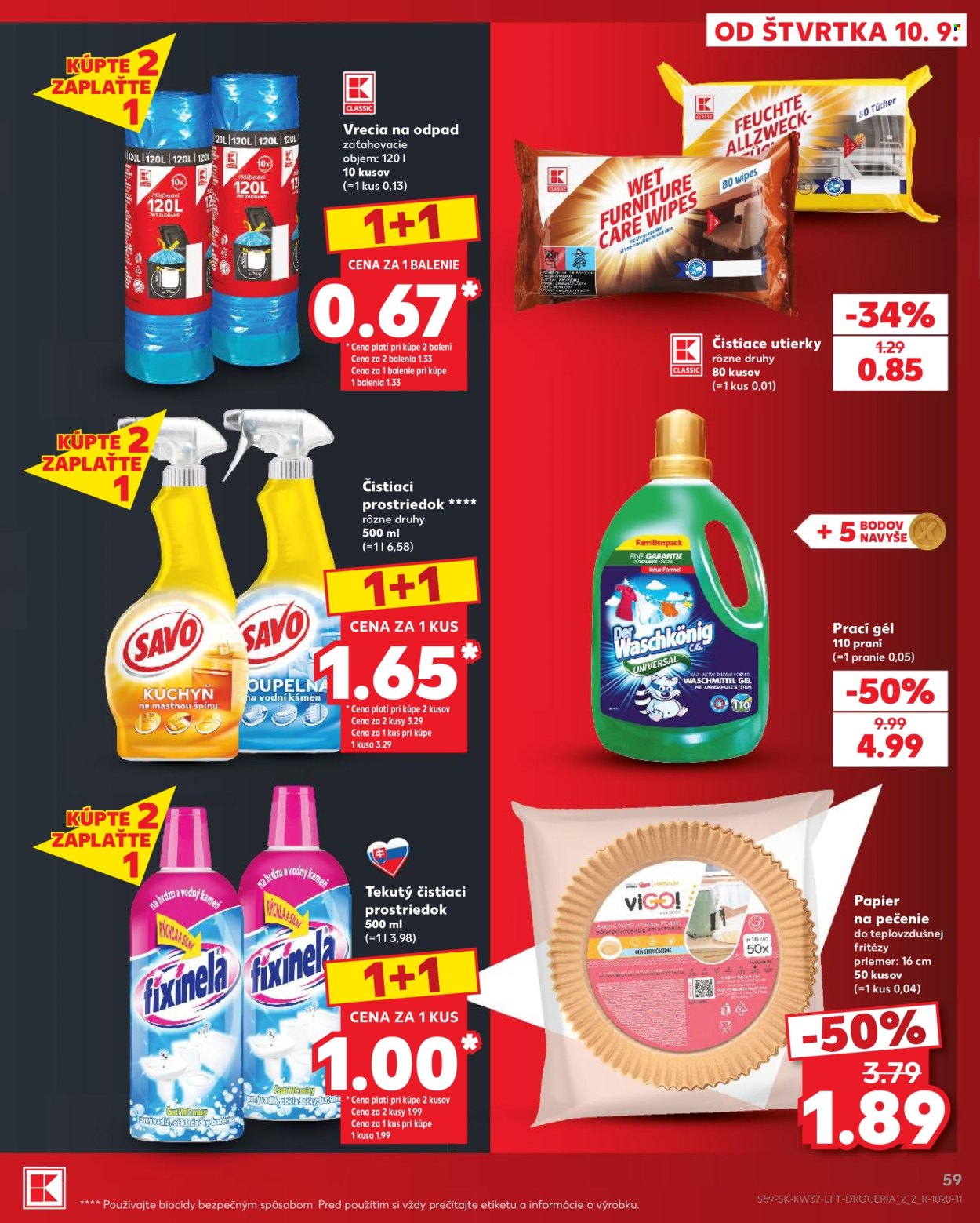 Leták Kaufland - 10.9.2026 - 16.9.2026. Strana 59