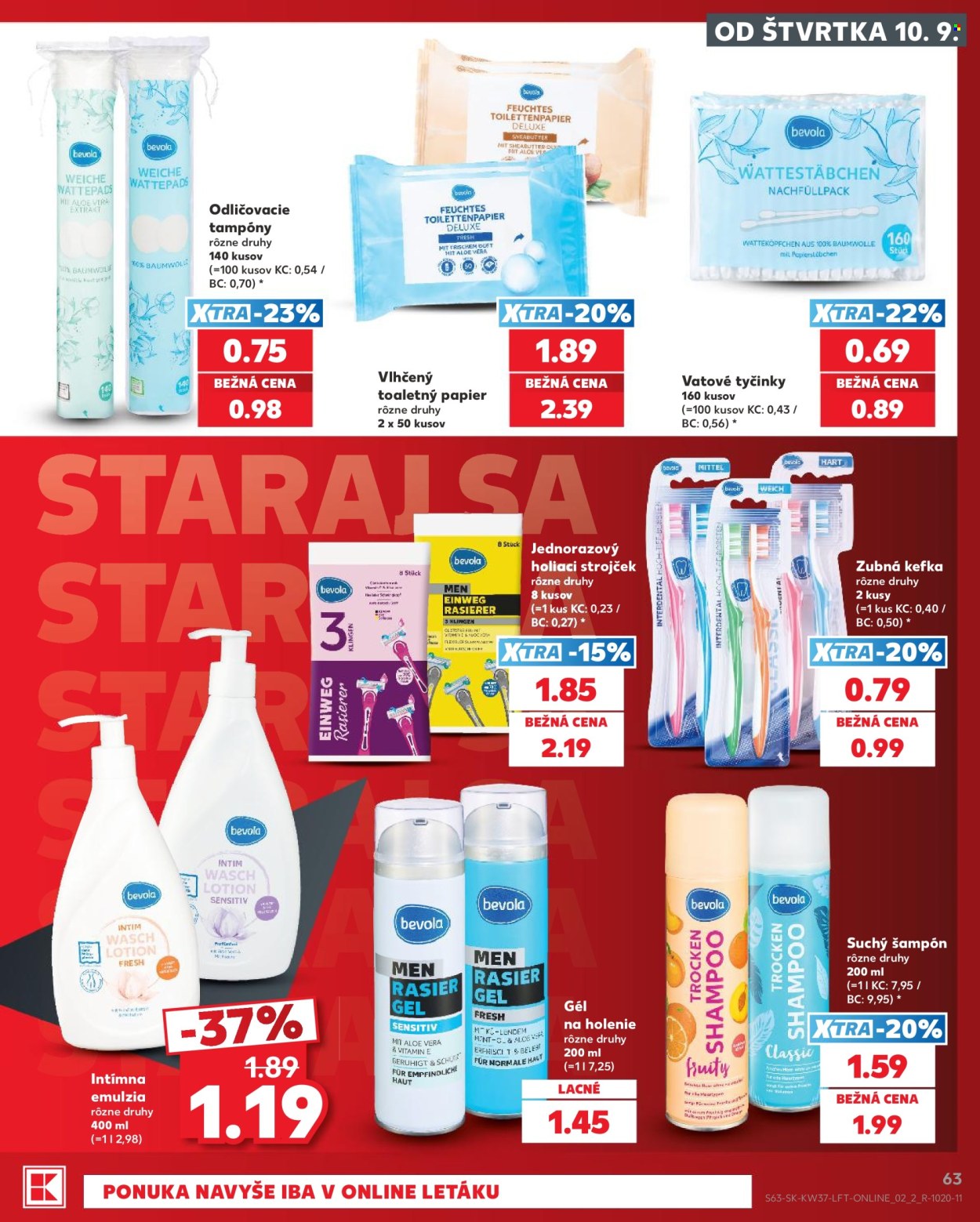 Leták Kaufland - 10.9.2026 - 16.9.2026. Strana 63