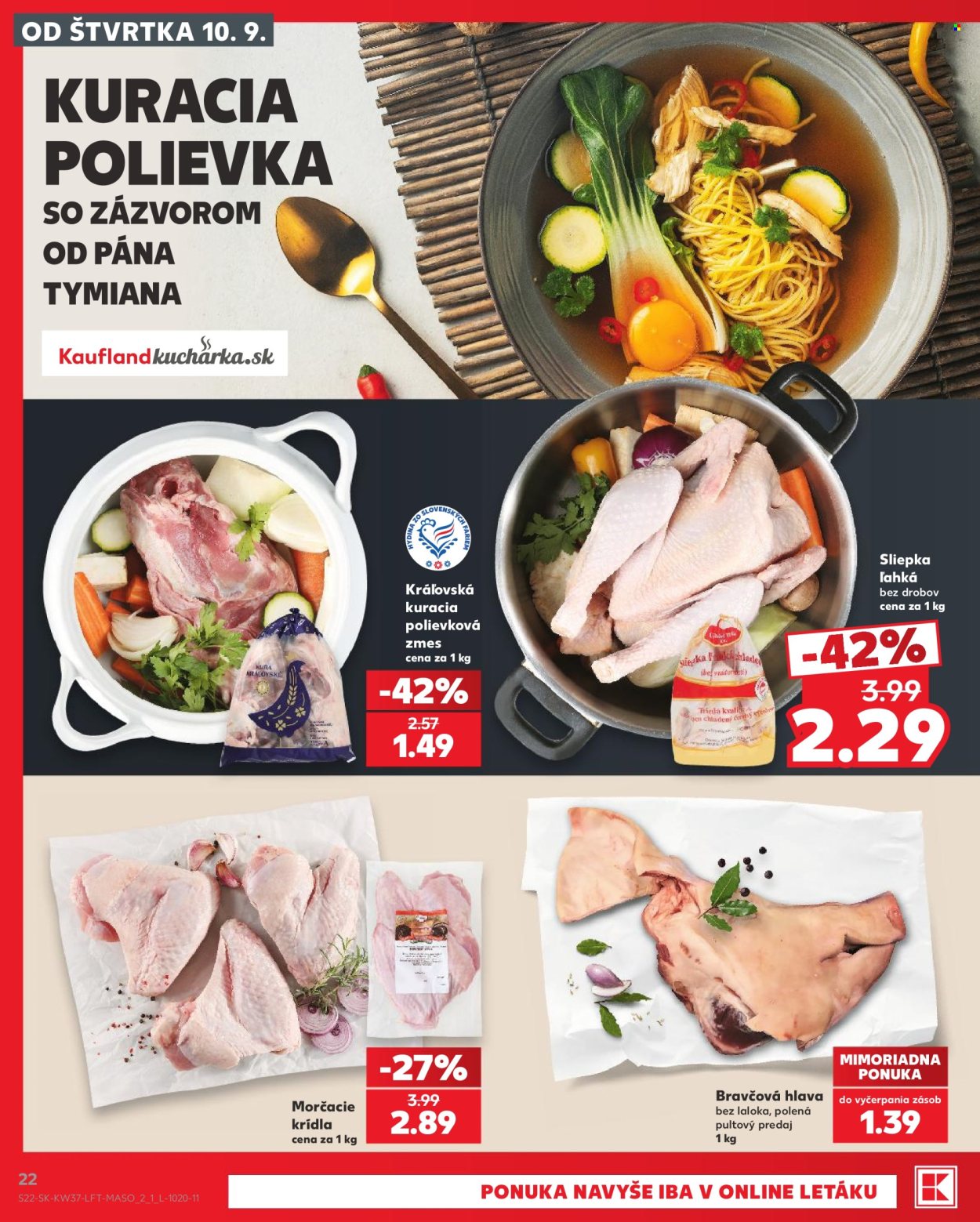 Leták Kaufland - 10.9.2026 - 16.9.2026. Strana 22