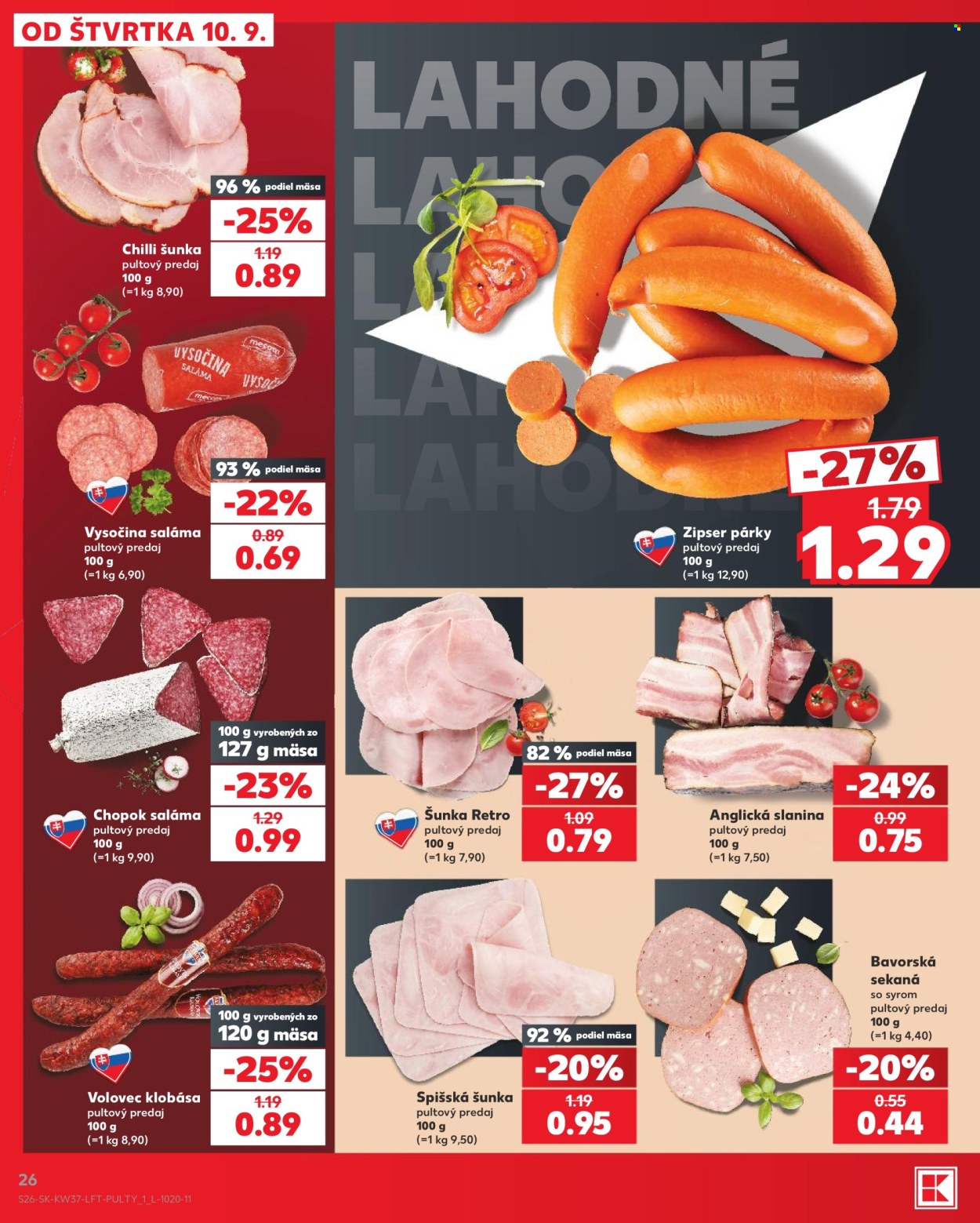 Leták Kaufland - 10.9.2026 - 16.9.2026. Strana 26