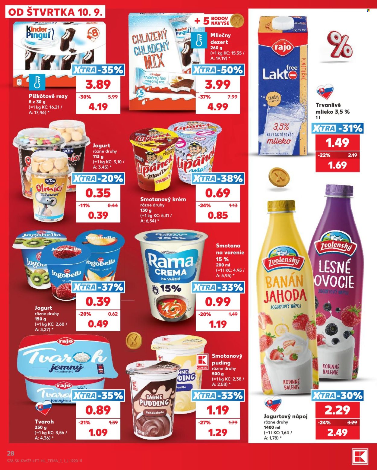 Leták Kaufland - 10.9.2026 - 16.9.2026. Strana 28