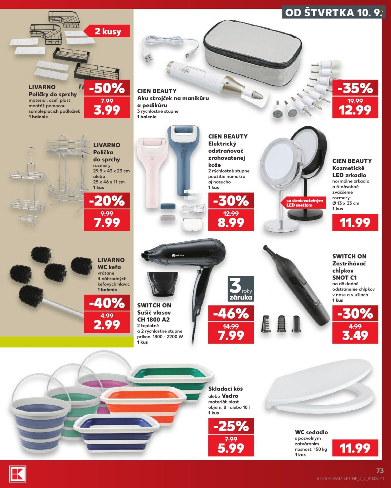 Leták Kaufland - 10.9.2026 - 16.9.2026. Strana 73