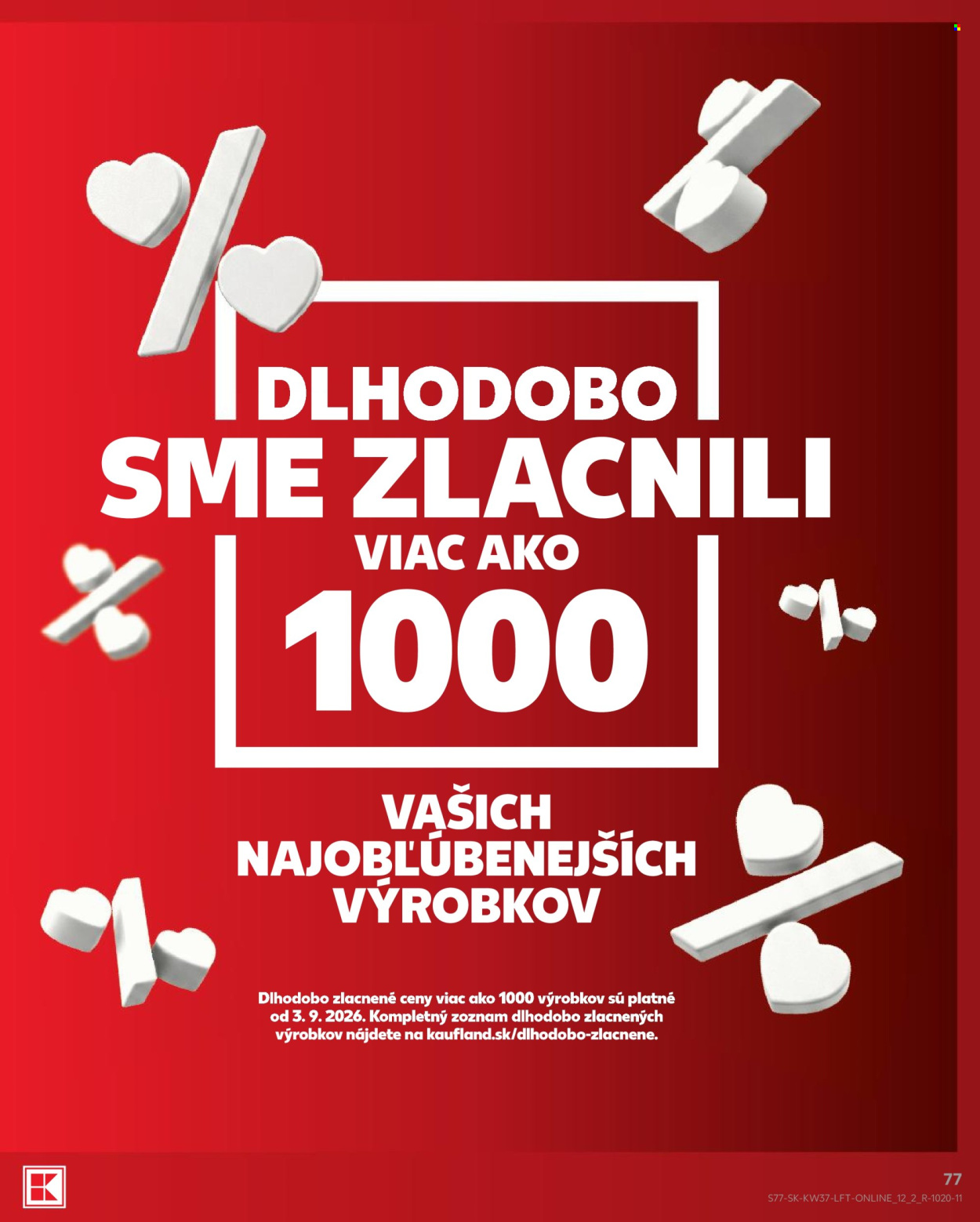 Leták Kaufland - 10.9.2026 - 16.9.2026. Strana 77