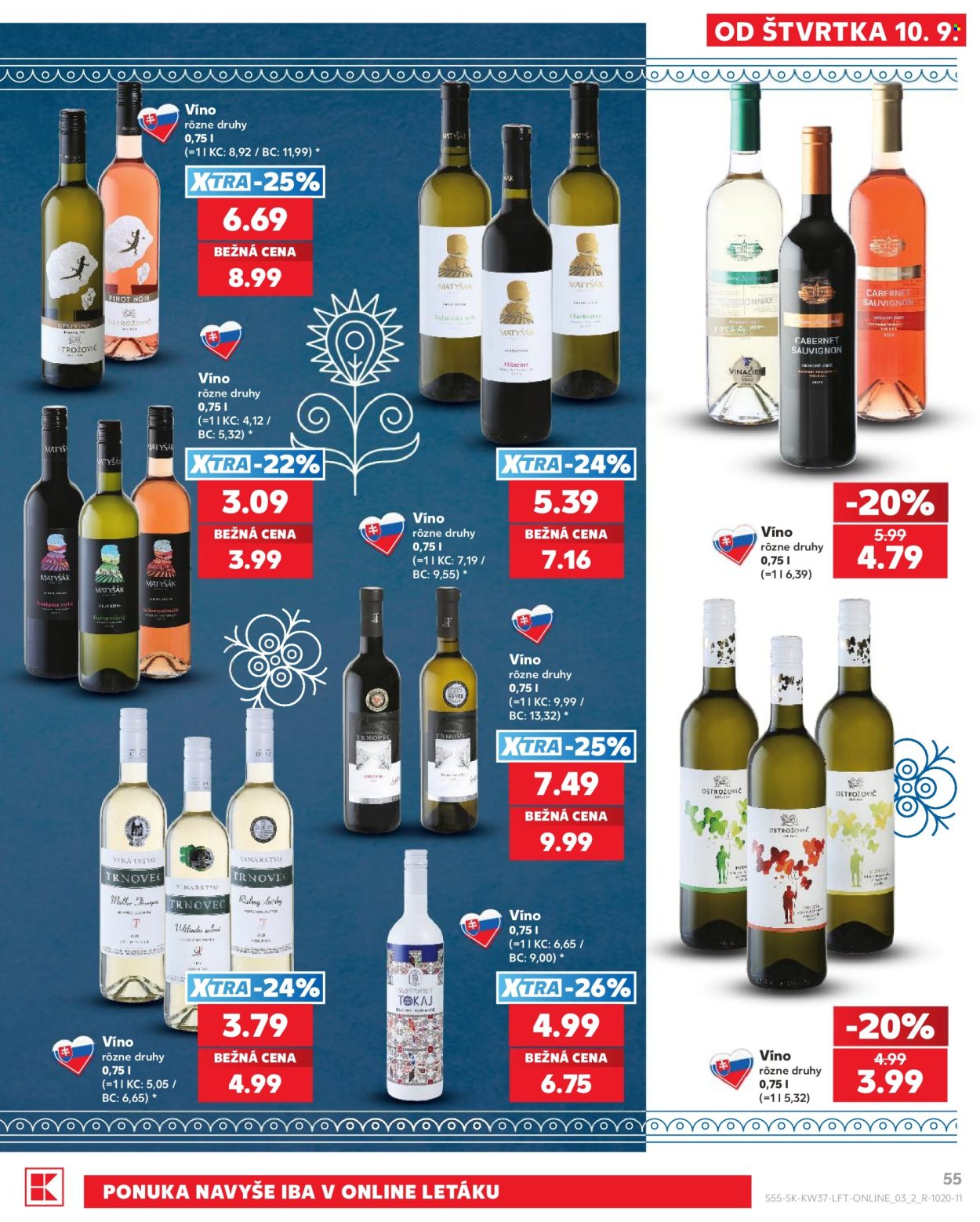 Leták Kaufland - 10.9.2026 - 16.9.2026. Strana 55