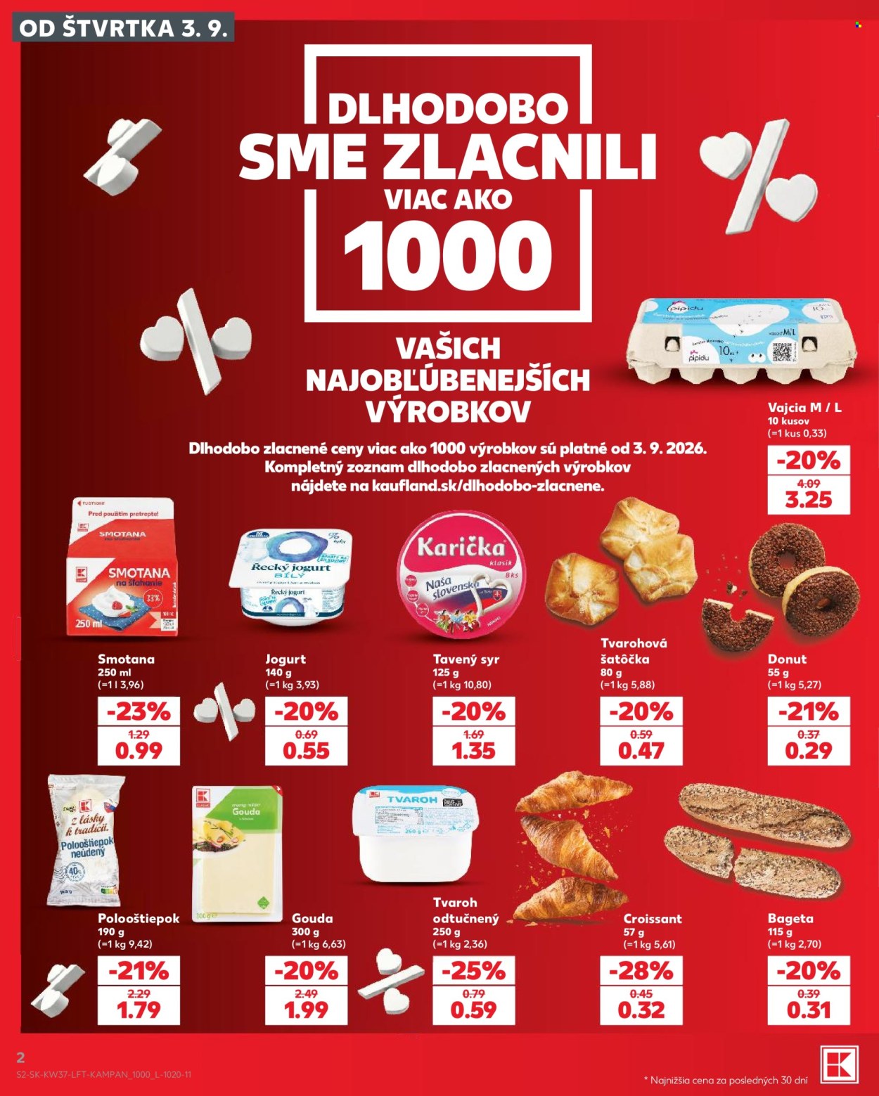 Leták Kaufland - 10.9.2026 - 16.9.2026. Strana 2