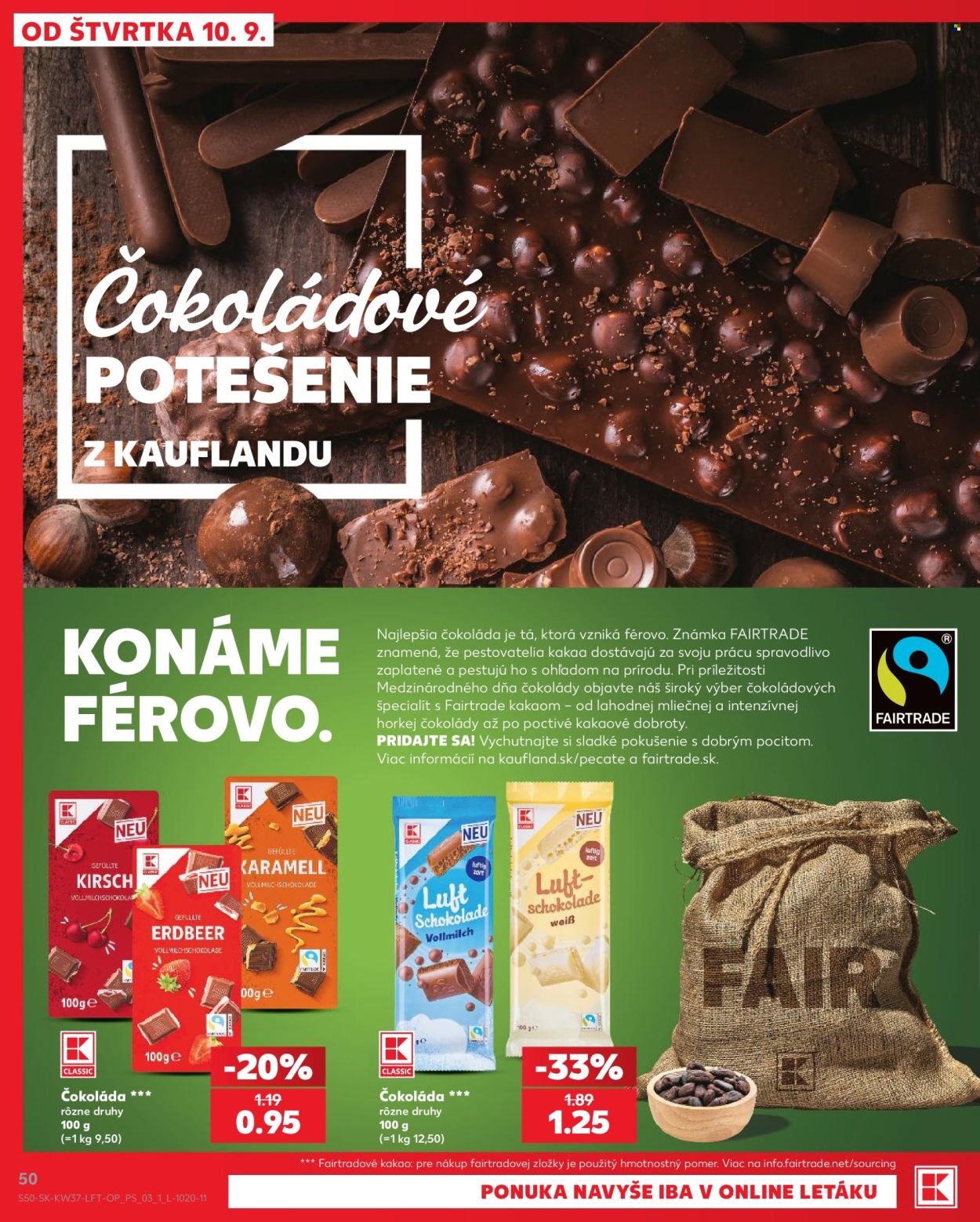 Leták Kaufland - 10.9.2026 - 16.9.2026. Strana 50