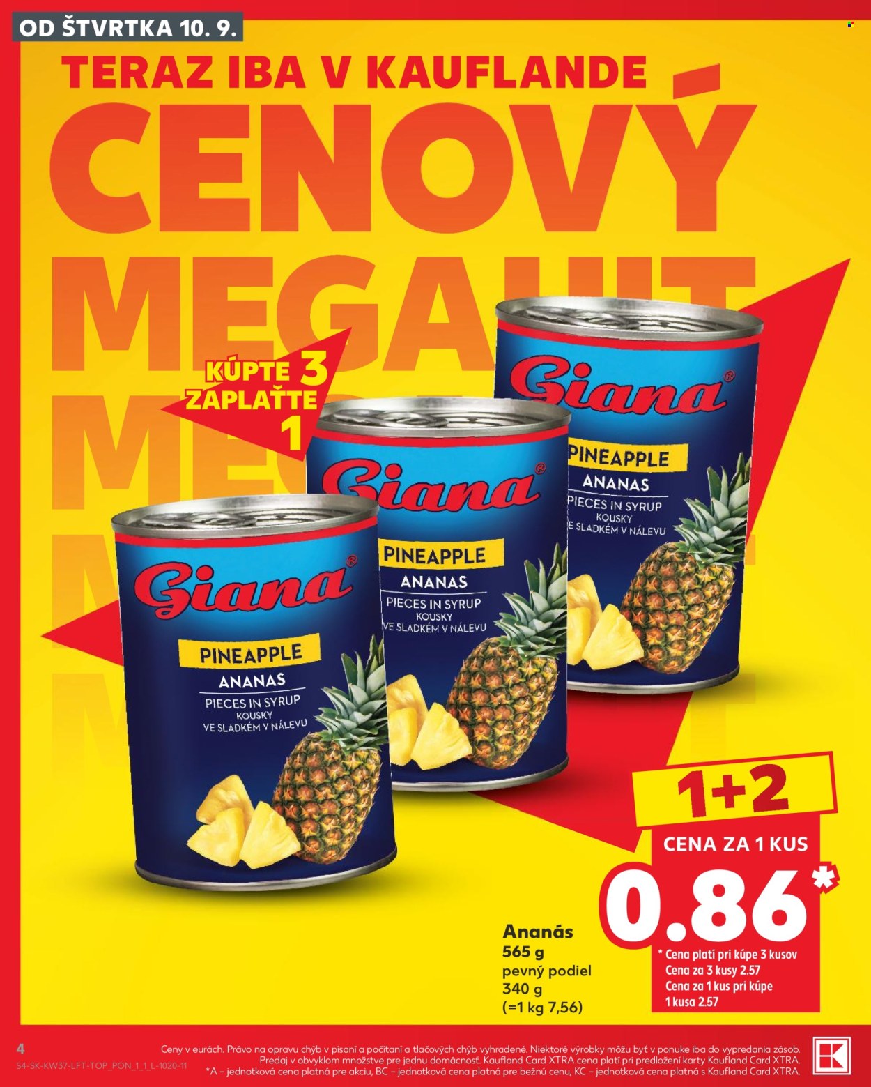 Leták Kaufland - 10.9.2026 - 16.9.2026. Strana 4