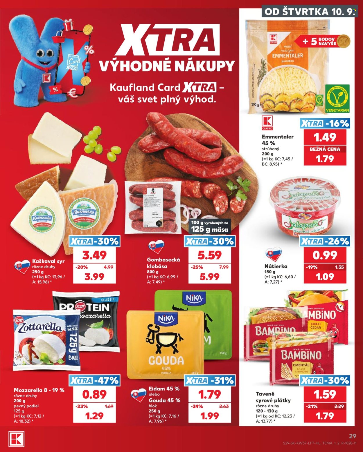 Leták Kaufland - 10.9.2026 - 16.9.2026. Strana 29