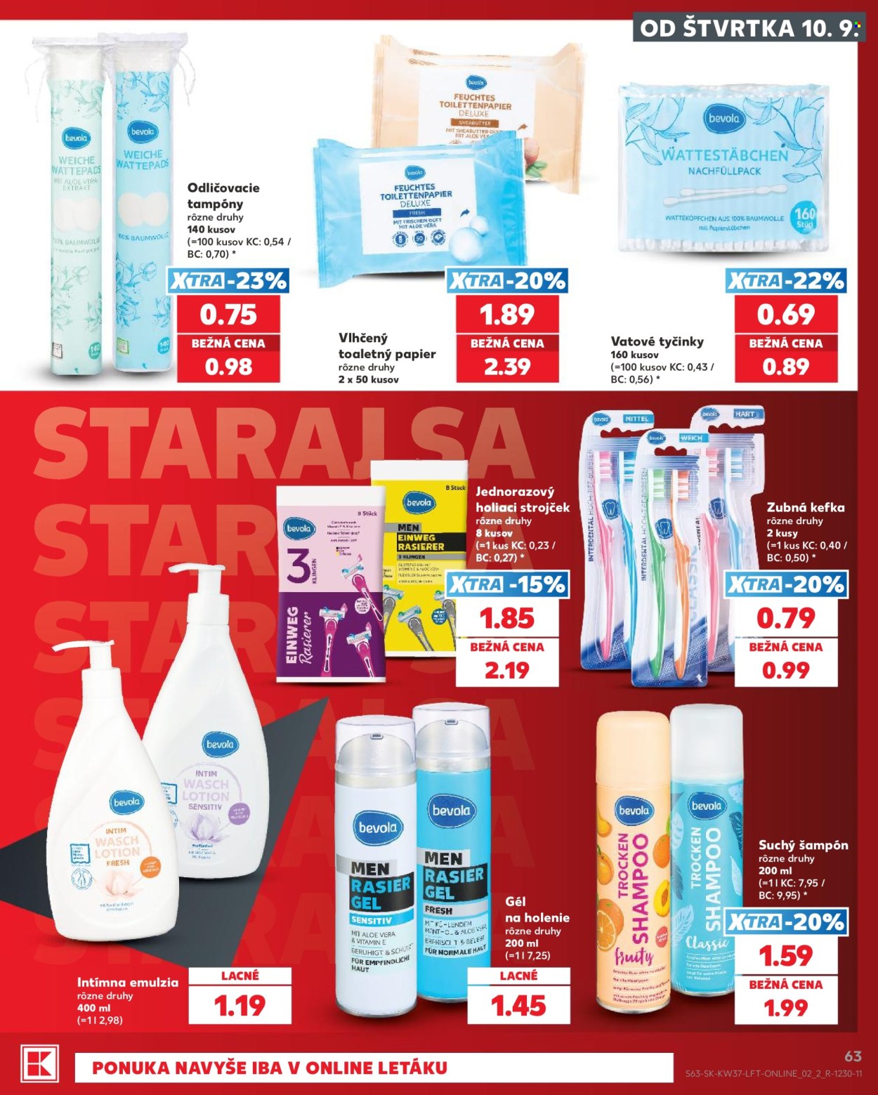 Leták Kaufland - 10.9.2026 - 16.9.2026. Strana 63
