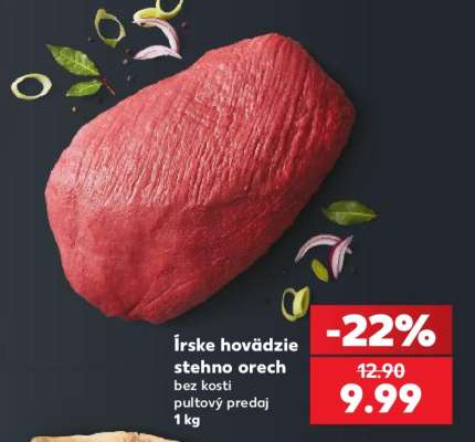 Írske hovädzie stehno orech