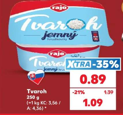 Tvaroh jemný hrudkovitý