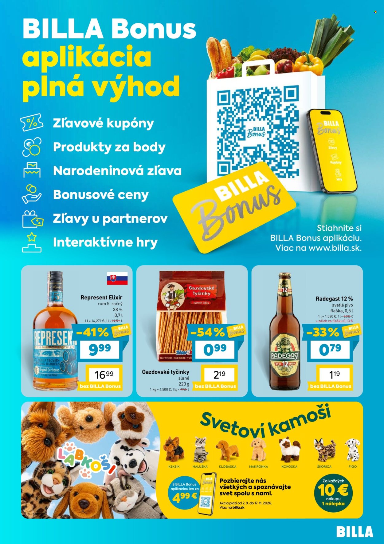Leták Billa - 9.9.2026 - 15.9.2026. Strana 3