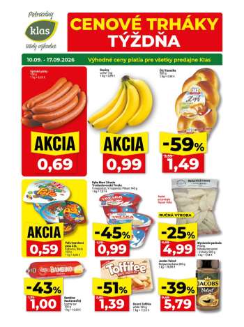 Leták Klas - 10.9.2026 - 17.9.2026.