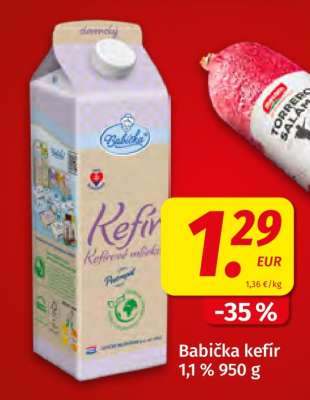 Babička kefír 1,1 % 950 g