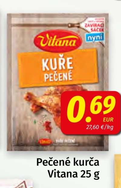 Pečené kurča Vitana 25 g