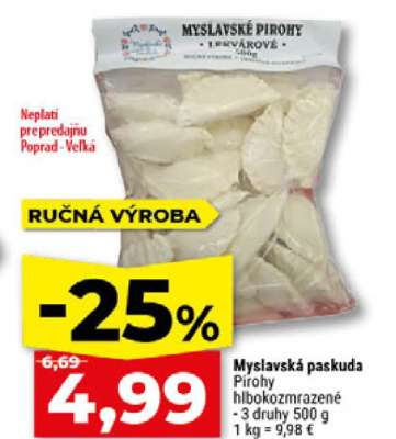 Myslavská paskuda Pirohy