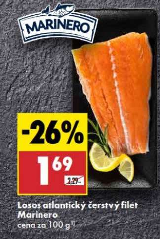 Losos atlantický čerstvý filet Marinero
