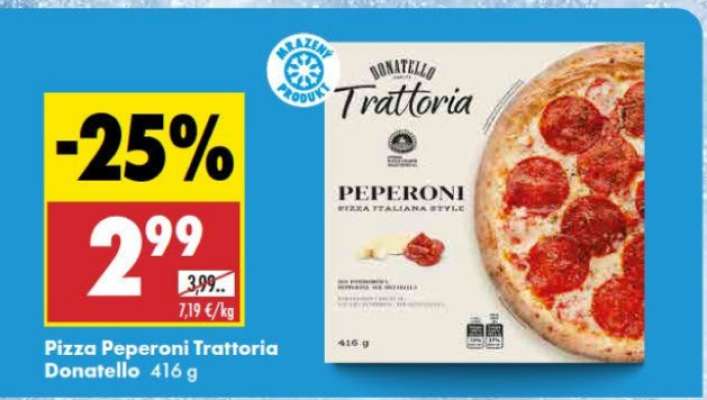 Pizza Peperoni Trattoria Donatello 416 g