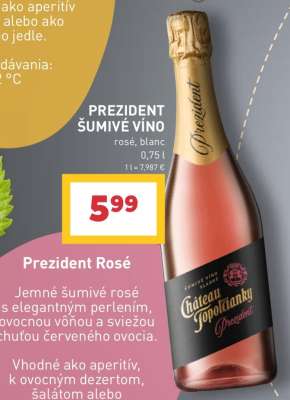PREZIDENT ŠUMIVÉ VÍNO