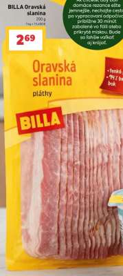 BILLA Oravská slanina