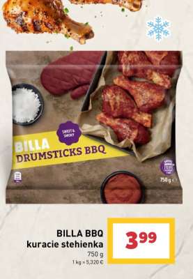 BILLA BBQ Kuracie stehnienka