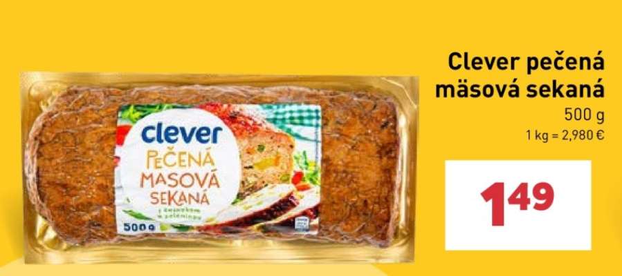 Clever pečená mäsová sekaná